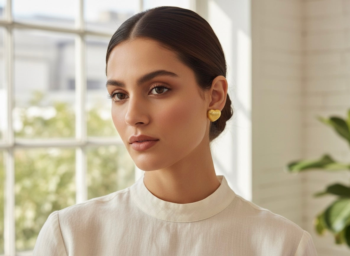 Heart Studs