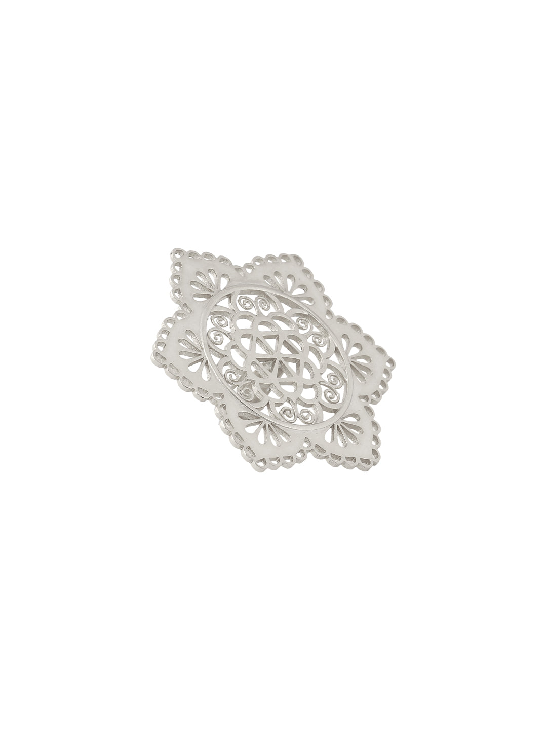 Gul Bahaar Ring - Silver