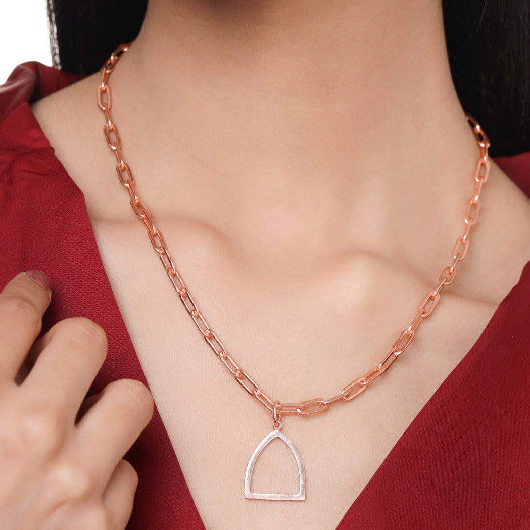 Armour Necklace - Rose Gold