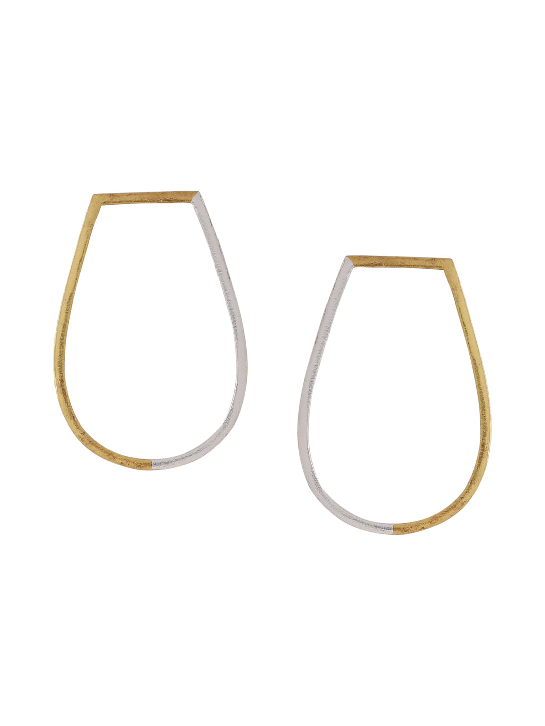 Sunken Earrings - Gold/Silver