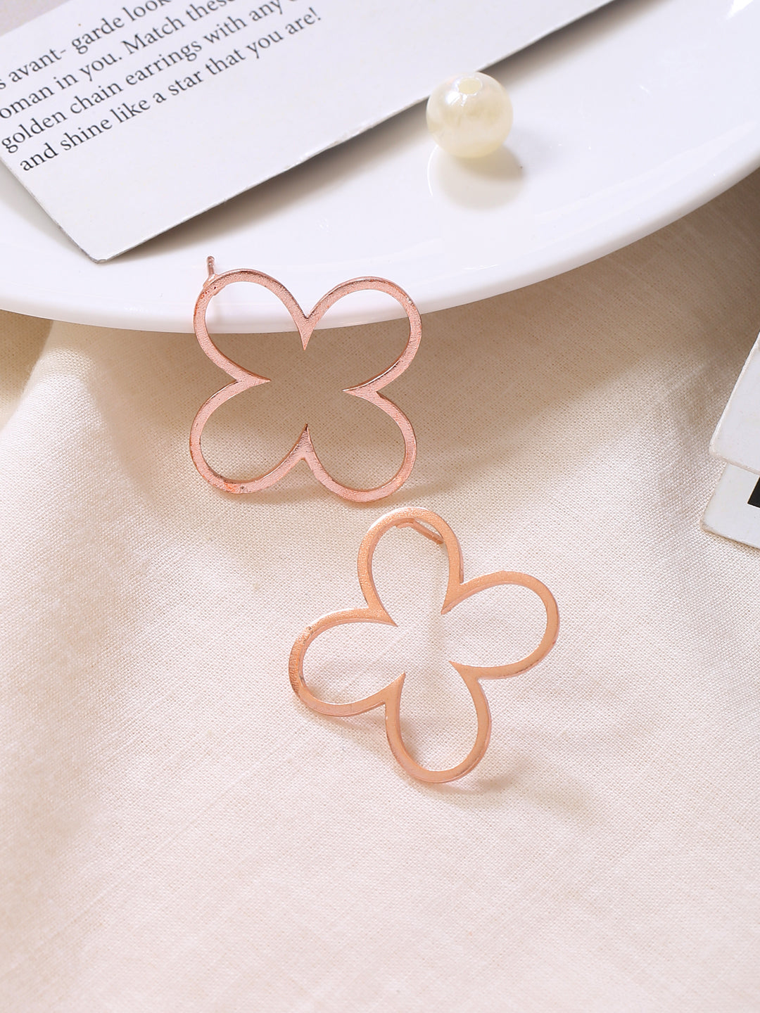 Bud Earrings - Rose Gold