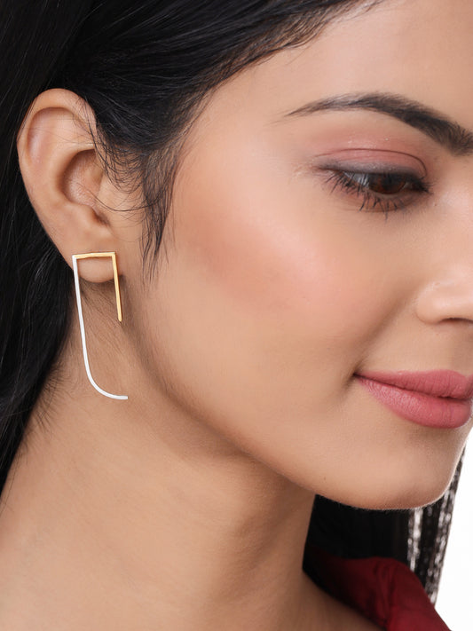 Partial Earrings - Gold/Silver