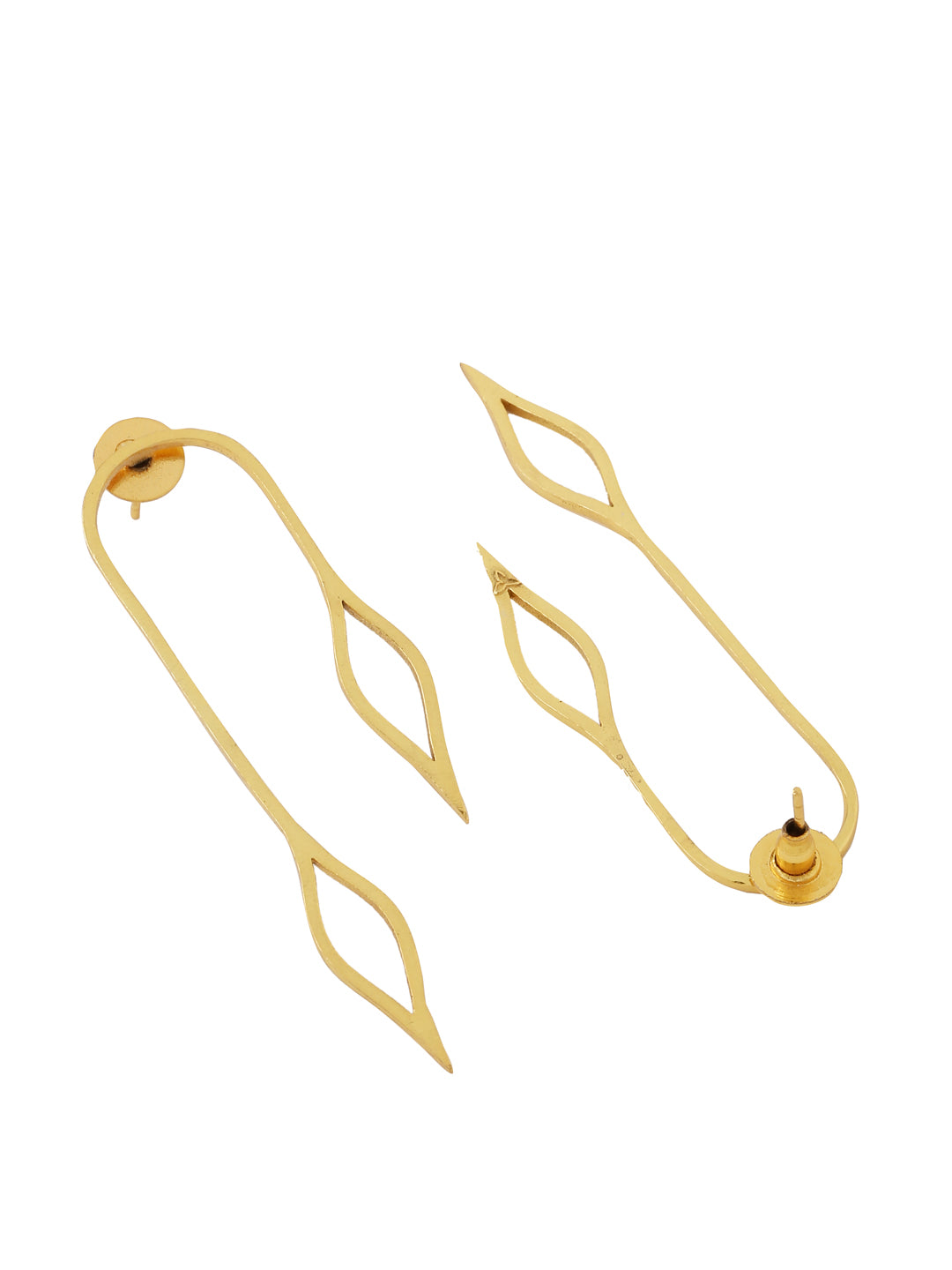 Foliage Earrings - Golden