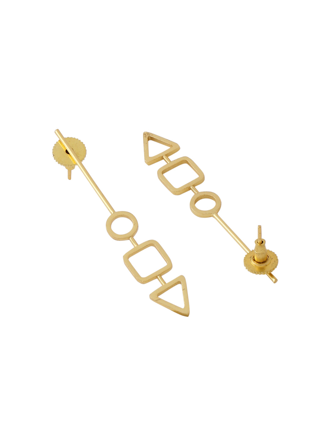 Linear Earrings - Golden