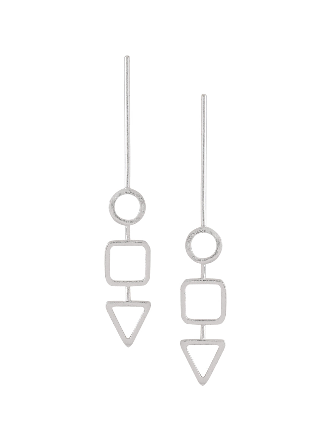 Linear Earrings - Silver