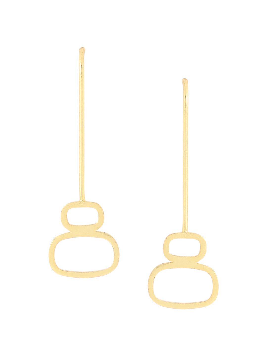 Pebble Earrings - Golden