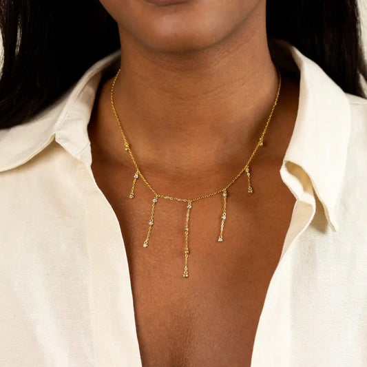 Tassel Chain Necklace 925