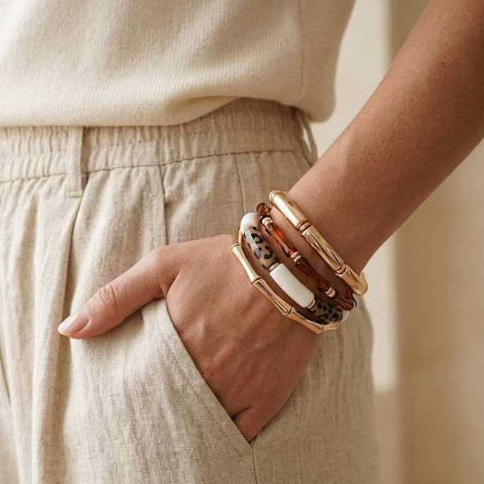 Golden Hour Bangle Set of 4