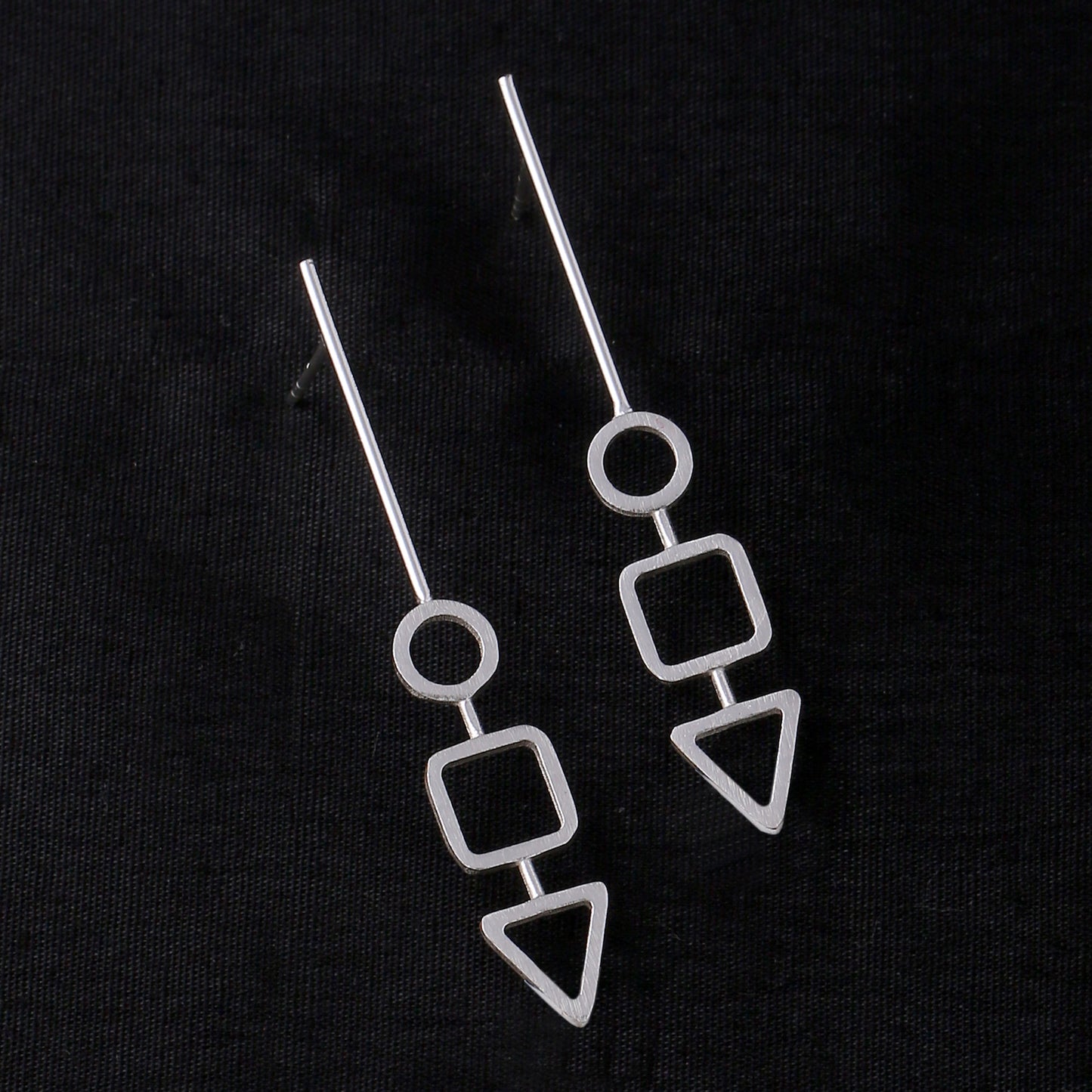 Linear Earrings - Silver