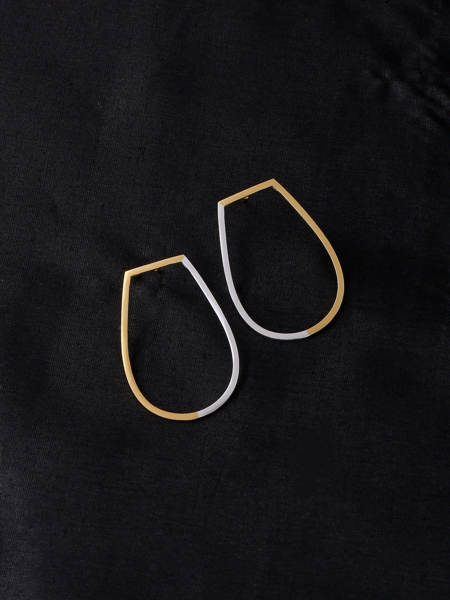 Sunken Earrings - Gold/Silver