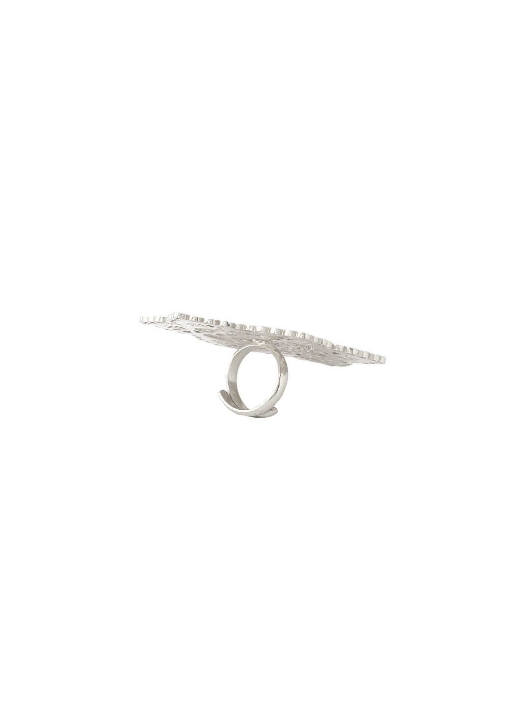 Gul Bahaar Ring - Silver