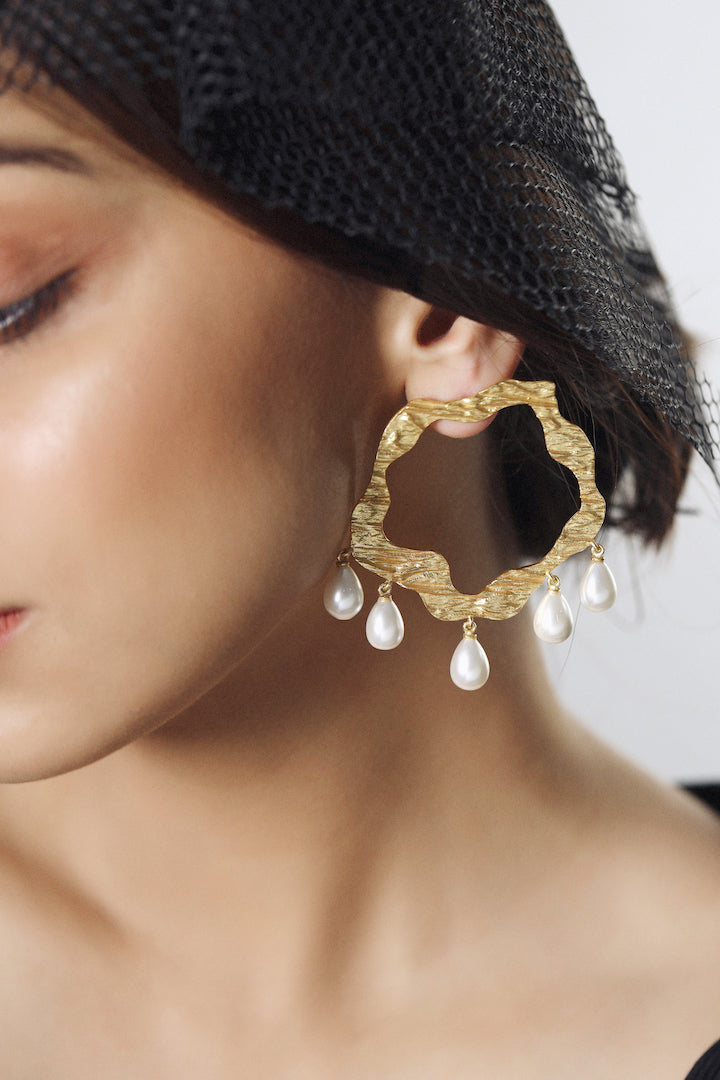 Dianna Earrings - Gold