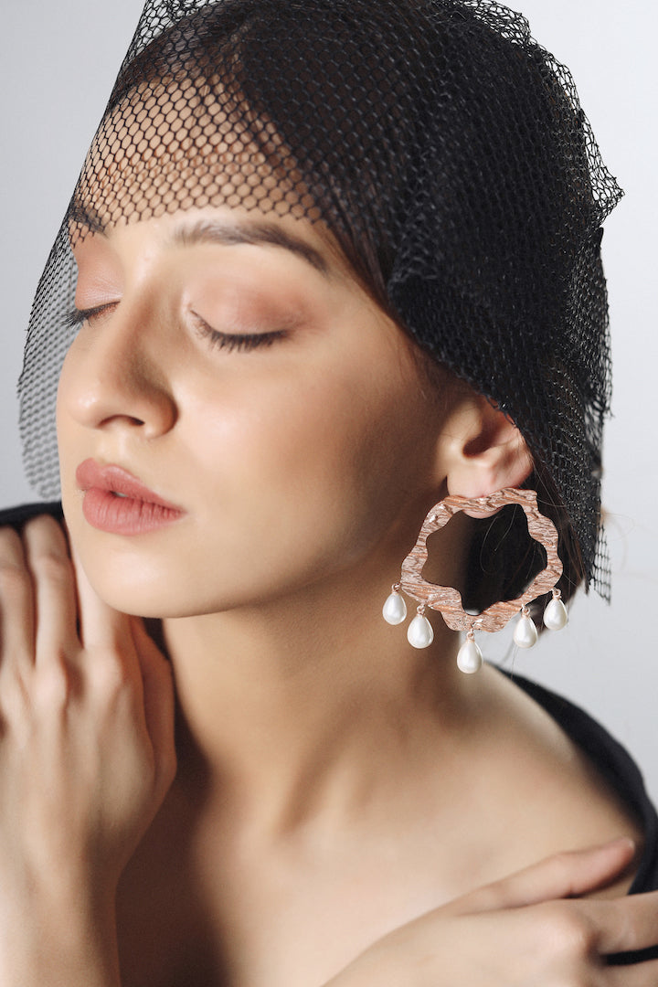 Dianna Earrings - Rose Gold