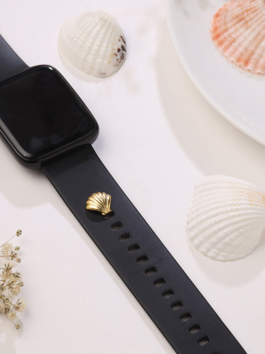 Shell Watch Pin - Golden