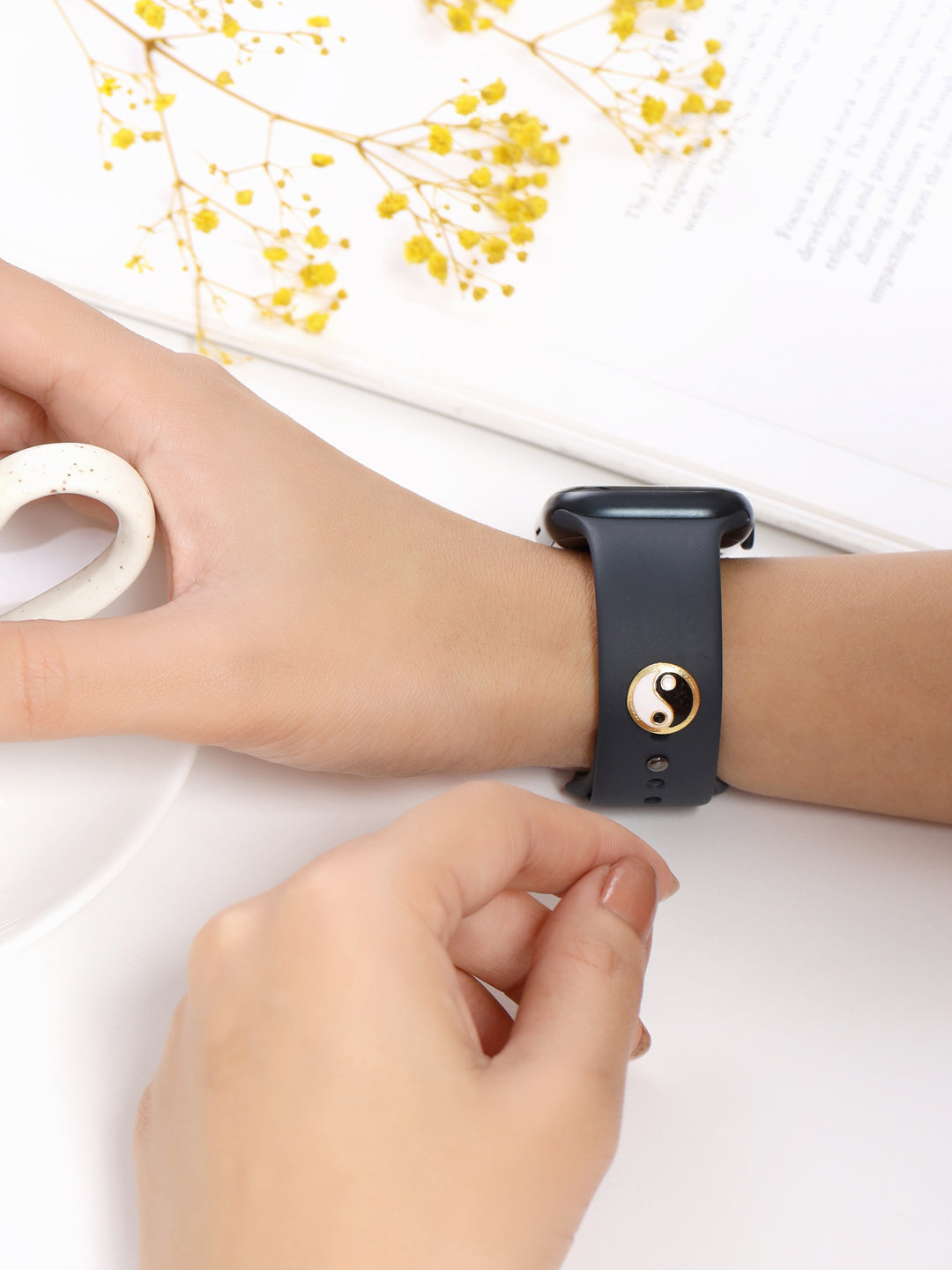 Yin Yang Watch Pin Charm