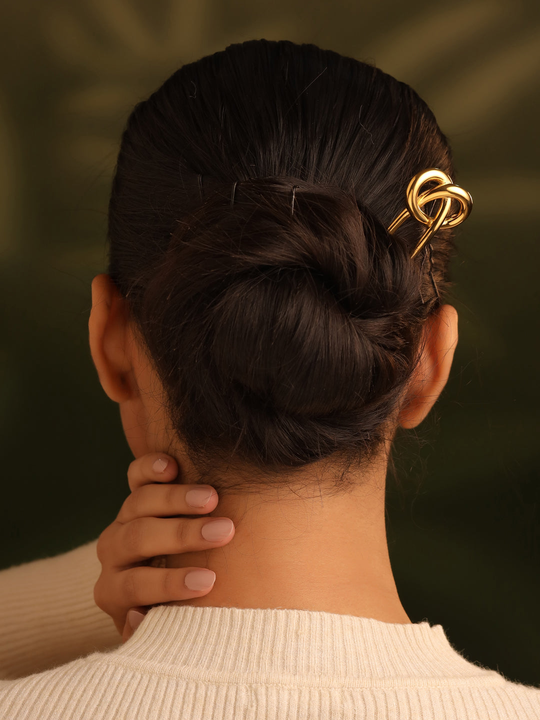 French Knot Hair Bun Stick