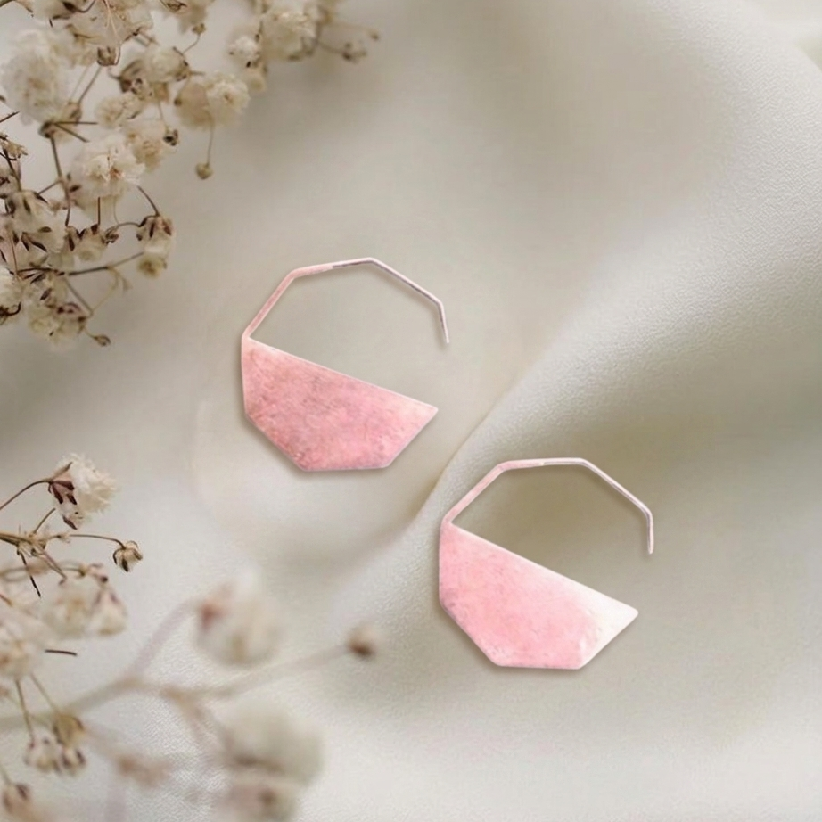 Octa Hoops - Rose Gold