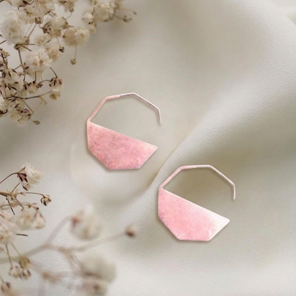 Octa Hoops - Rose Gold