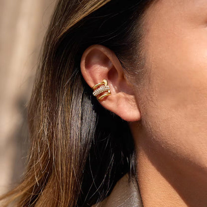 CZ Triple Ear Cuff
