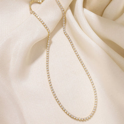 CZ Tennis Necklace