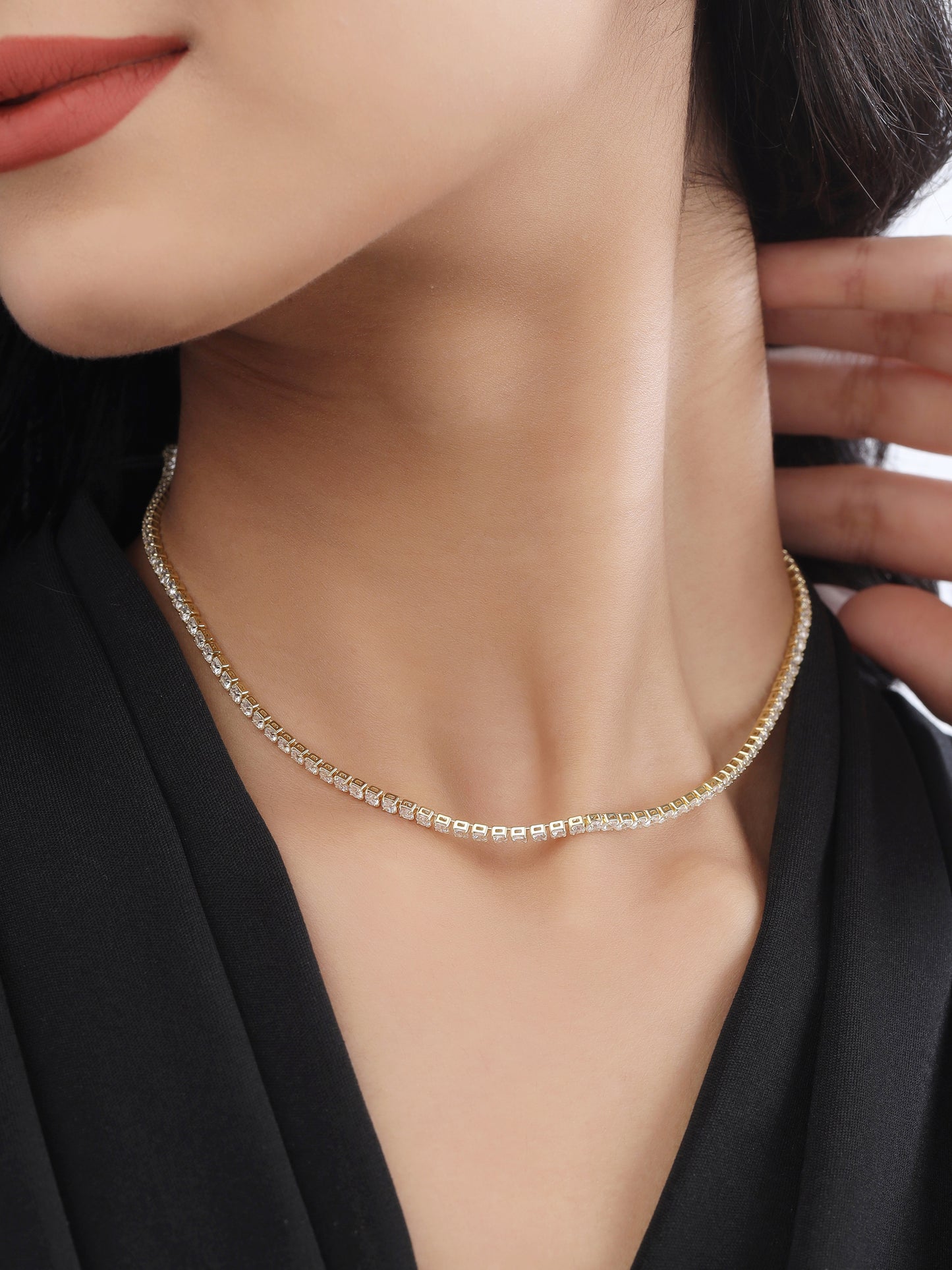 CZ Tennis Necklace