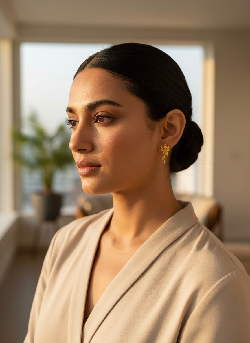 Rose Earrings