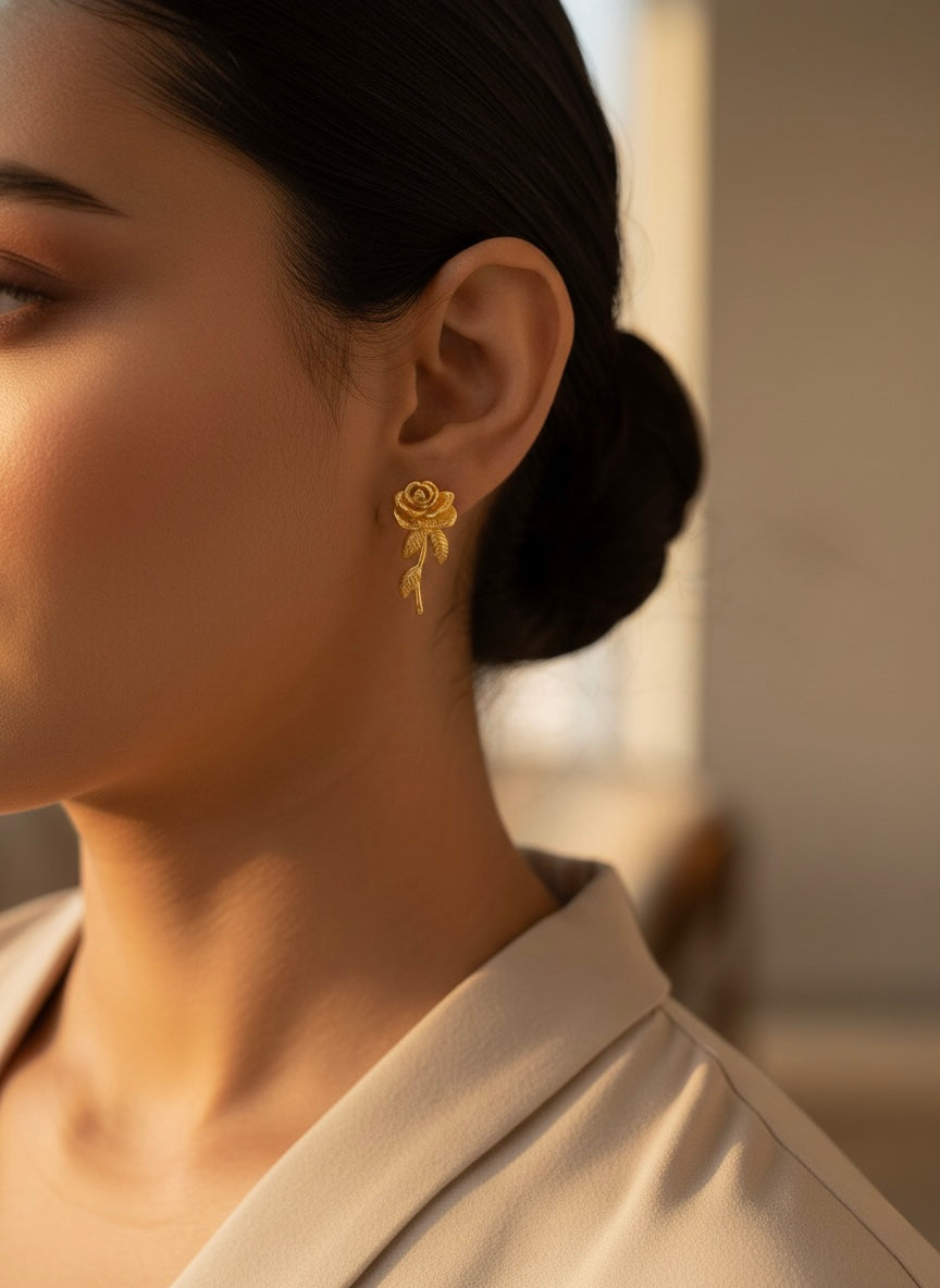Rose Earrings