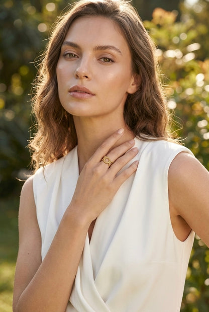 Twisted Loop Ring - Adjustable