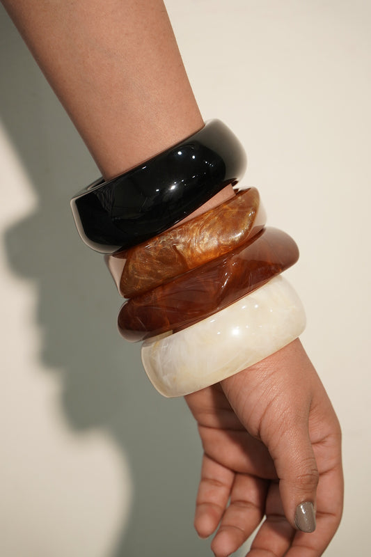 Resin Bangles Set of 4