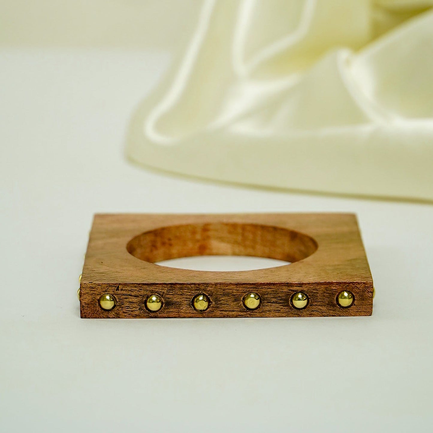 Facet Wood Bangle