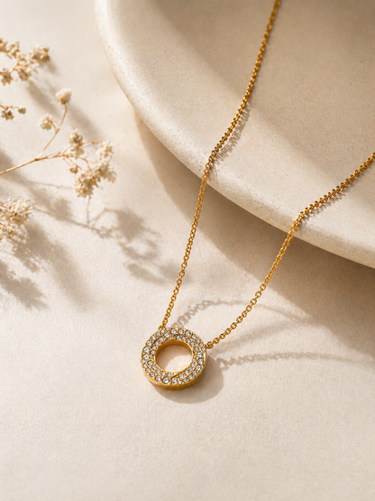 Halo Circle Necklace