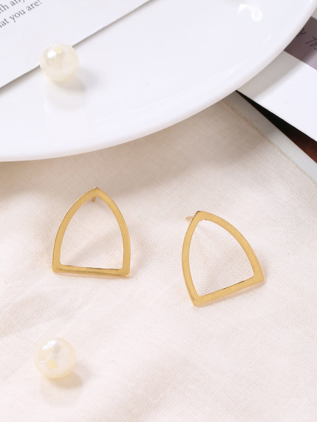 Armour Earrings - Golden