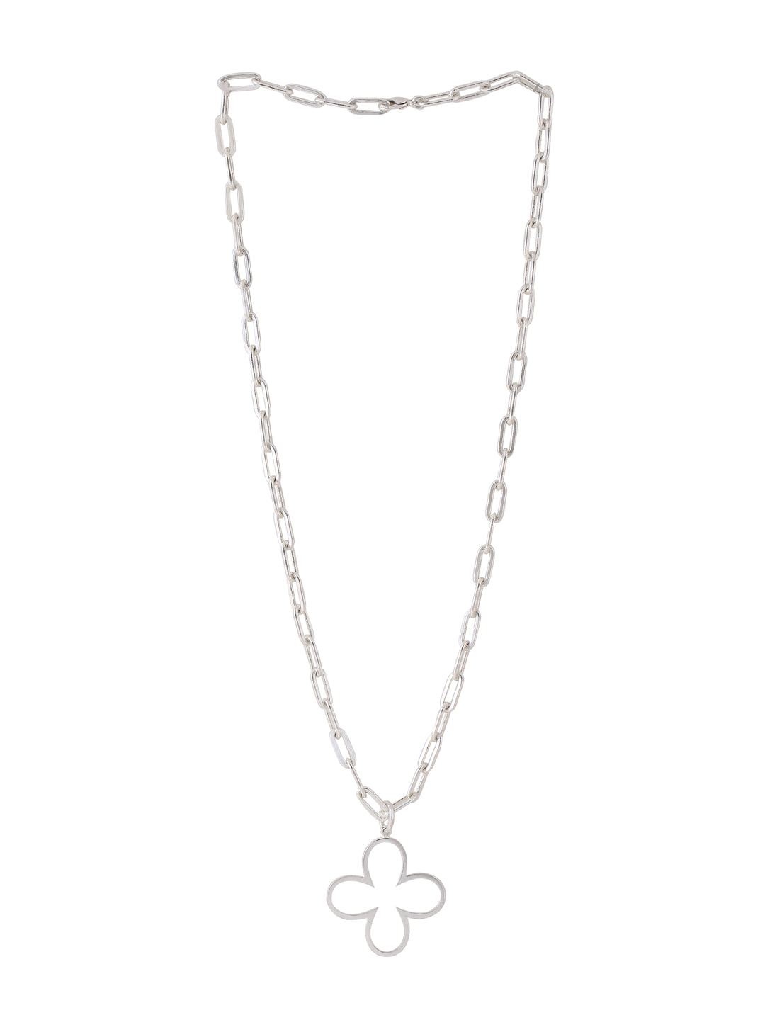 Bud Necklace - Silver