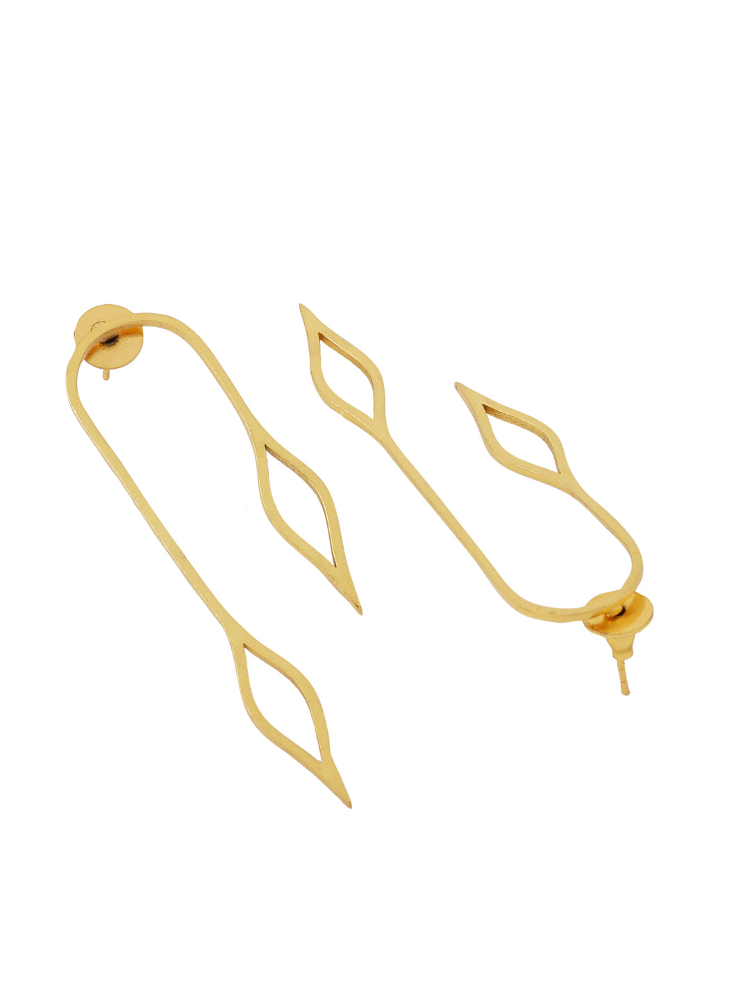 Foliage Earrings - Golden