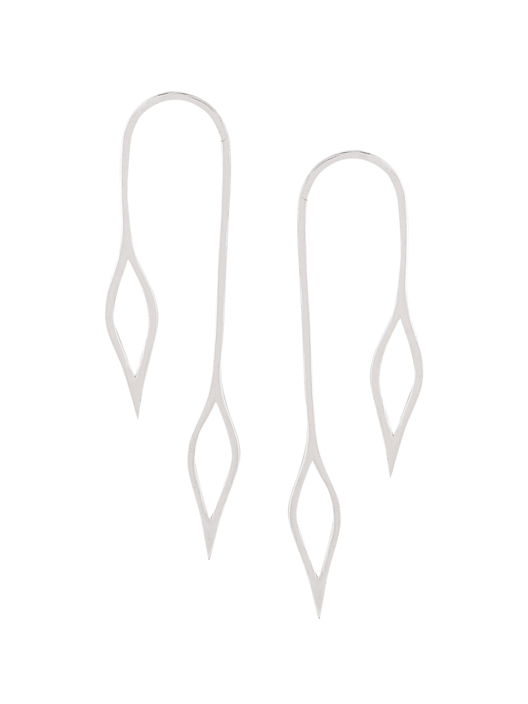 Foliage Earrings - Silver