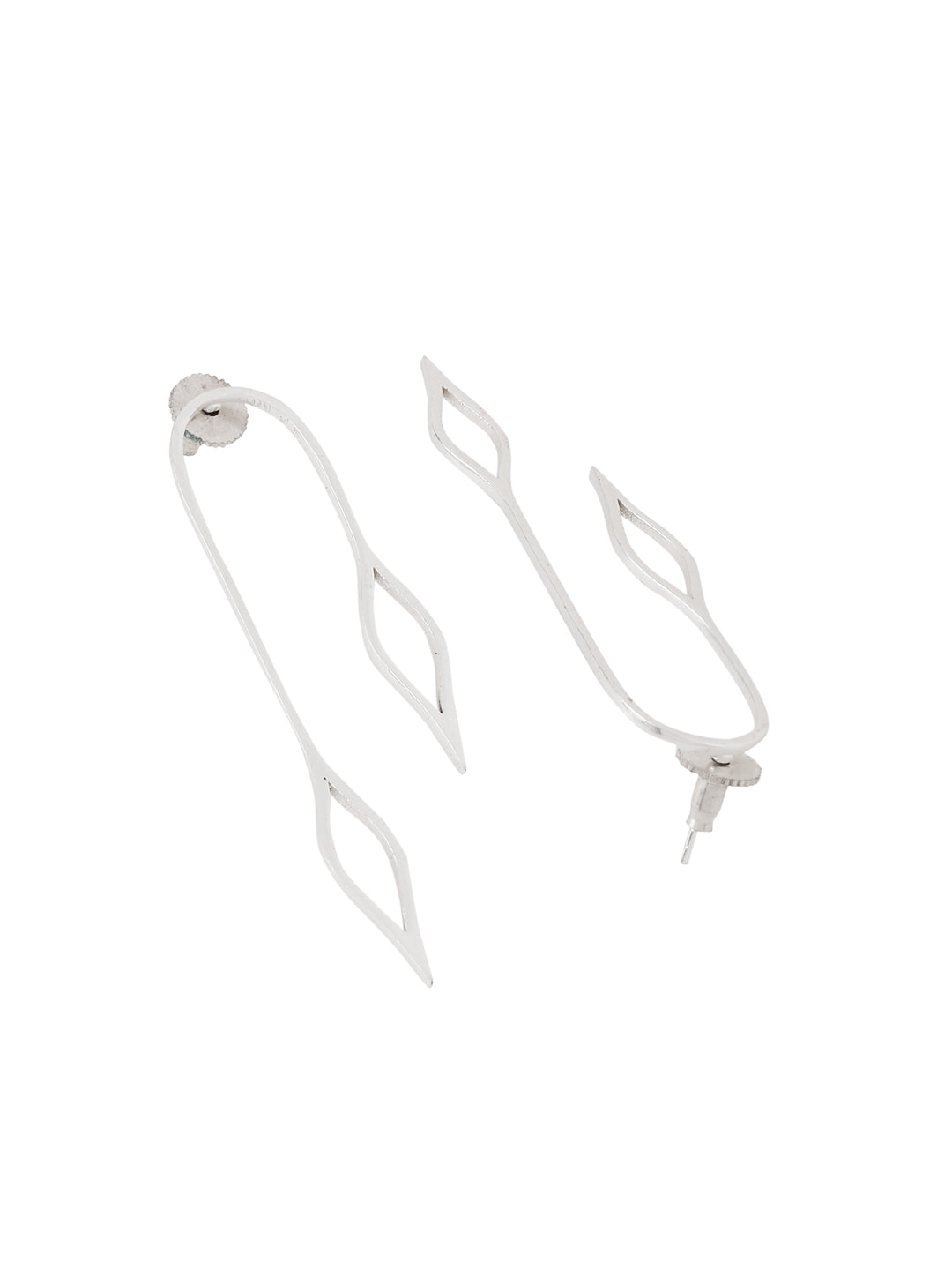 Foliage Earrings - Silver