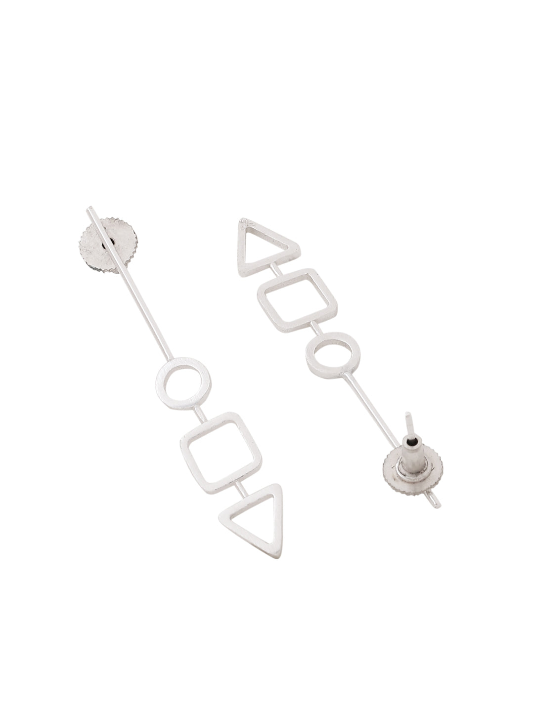 Linear Earrings - Silver