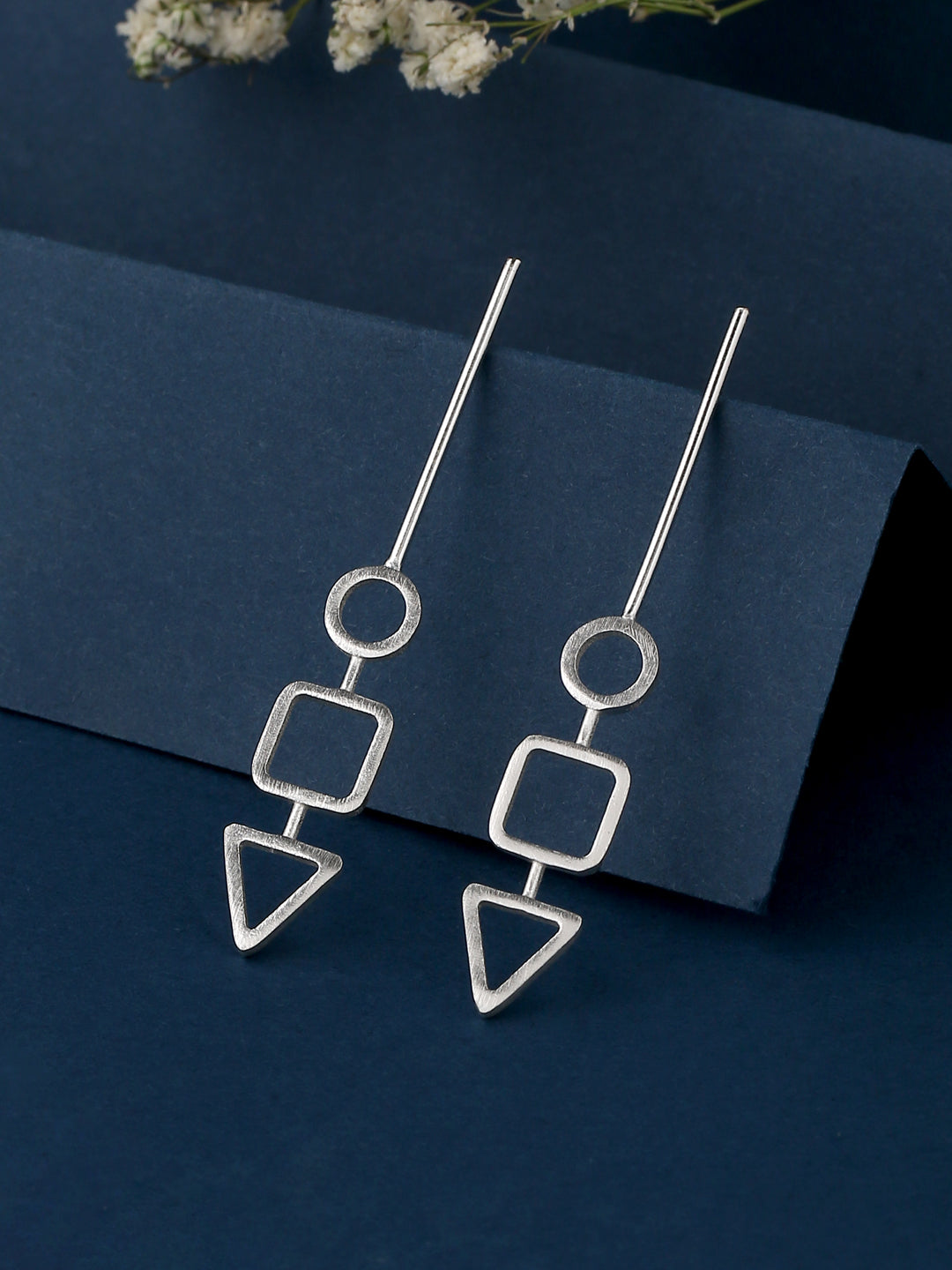 Linear Earrings - Silver