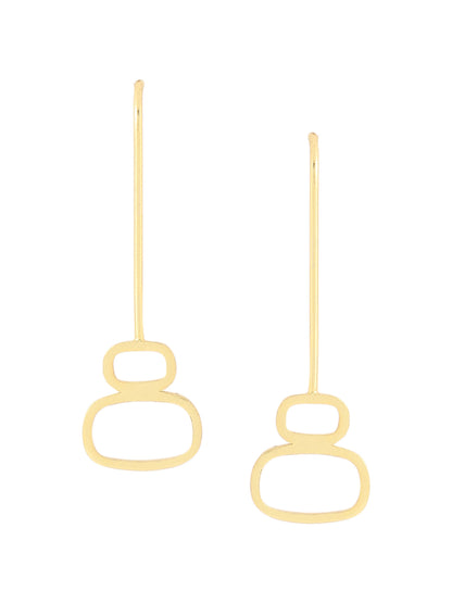 Pebble Earrings - Golden