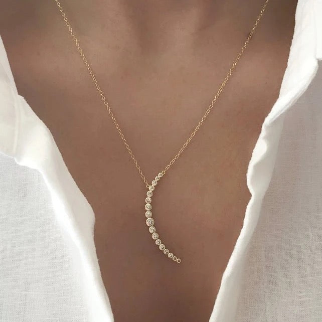 Moon Necklace - 925 Silver