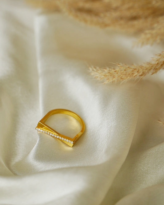 Harp Ring - 925 Silver