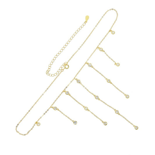 Tassel Chain Necklace 925