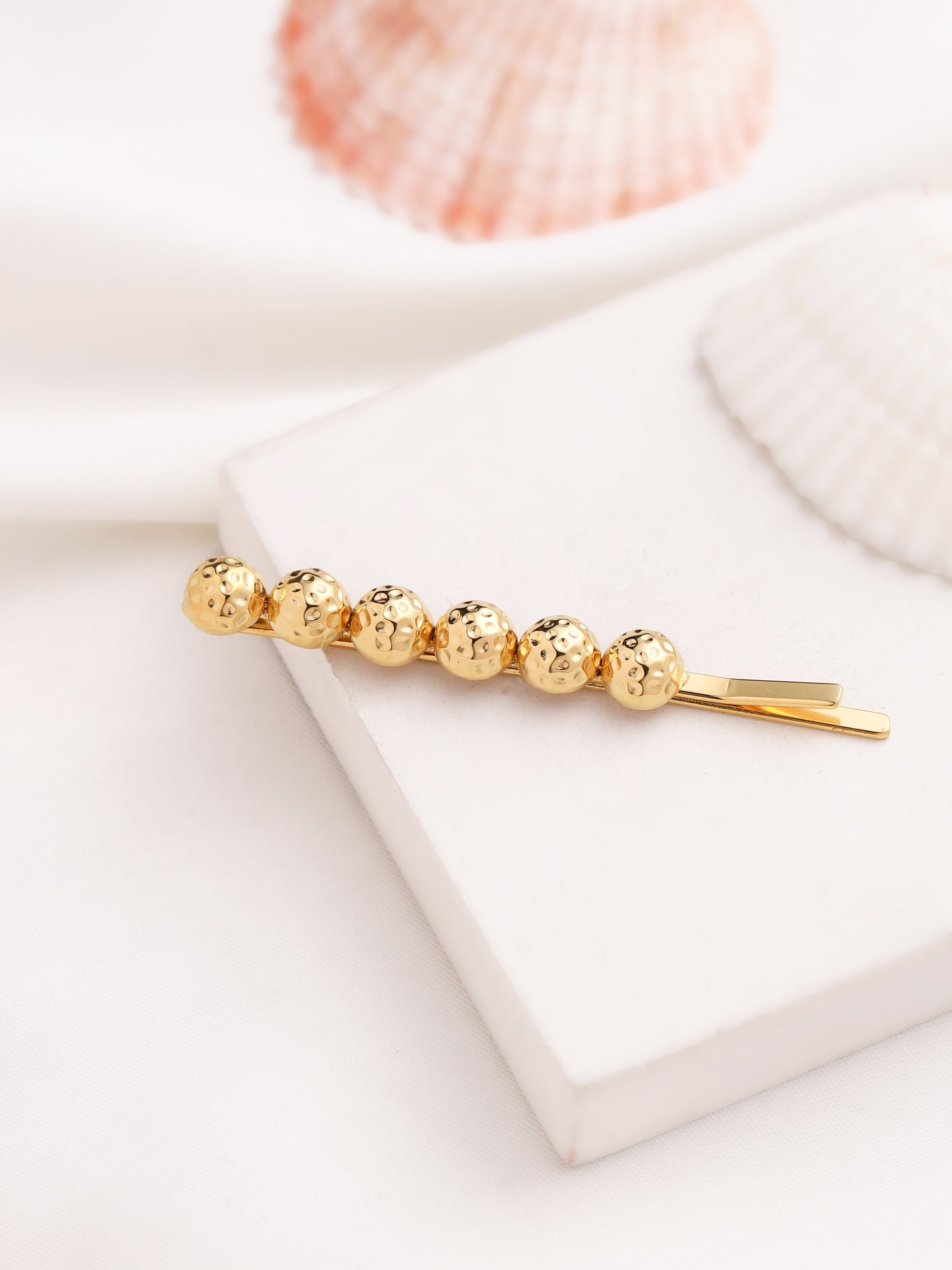 Coral Beads Hair Pin