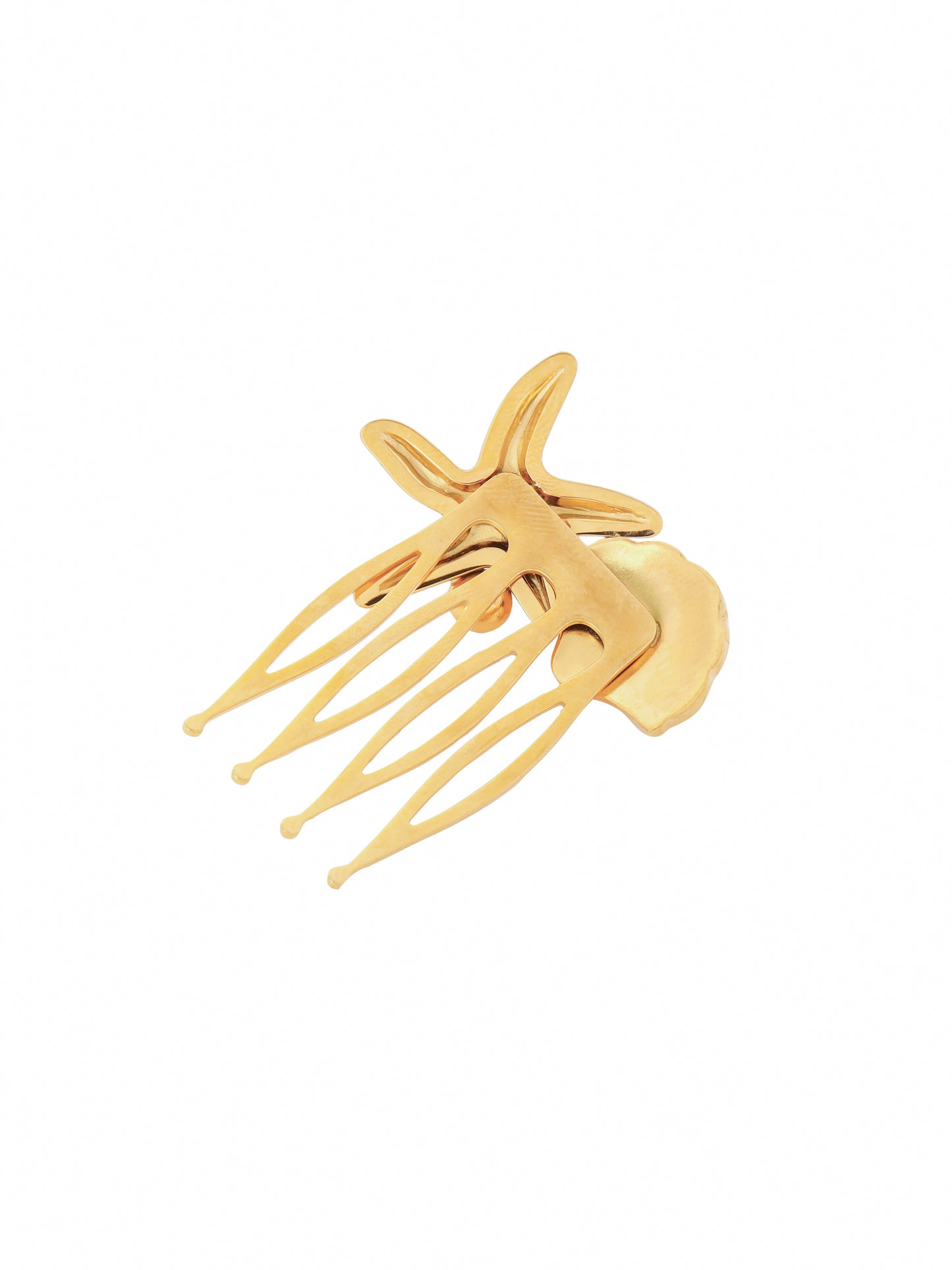 Pearl Seashell Hair Comb Pin