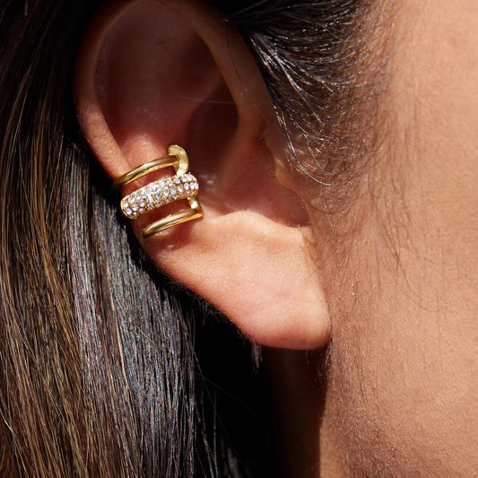 CZ Triple Ear Cuff