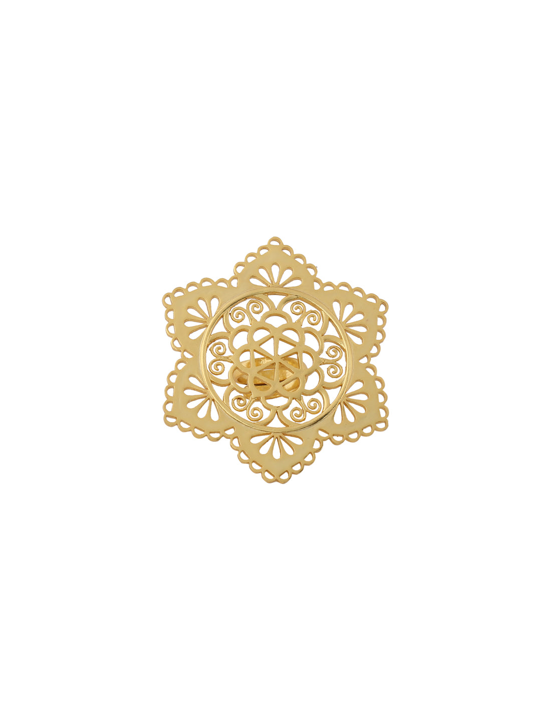 Gul Bahaar Ring -Golden