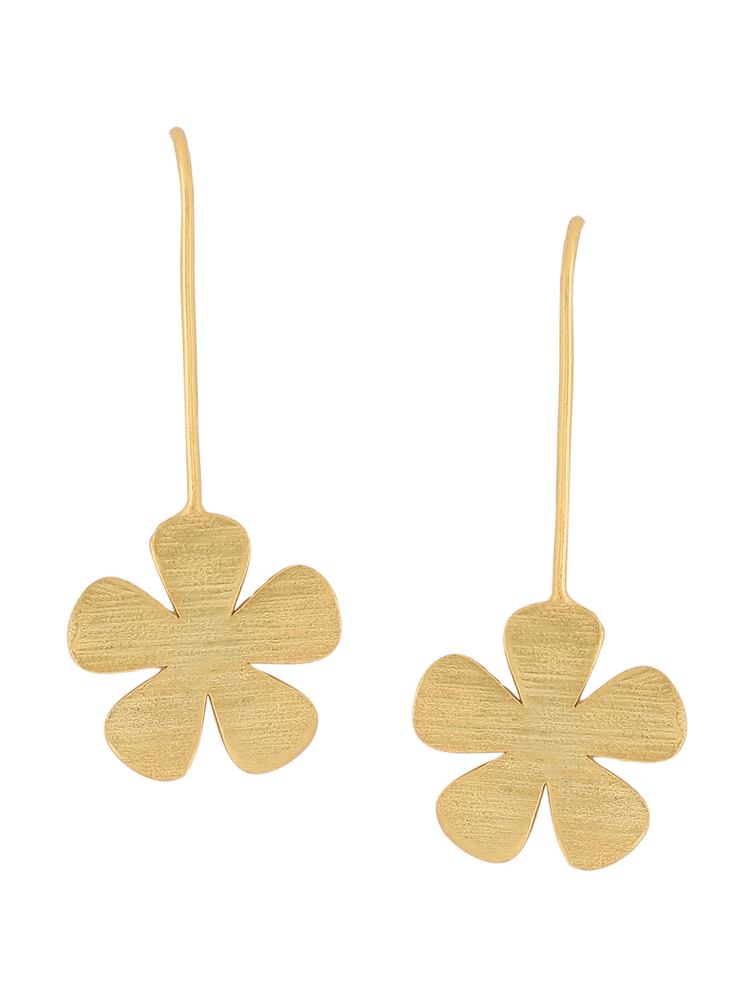 Fleur  Earrings -Golden