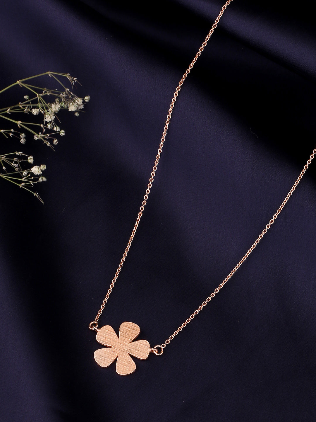 Fleur Necklace - Rose Gold