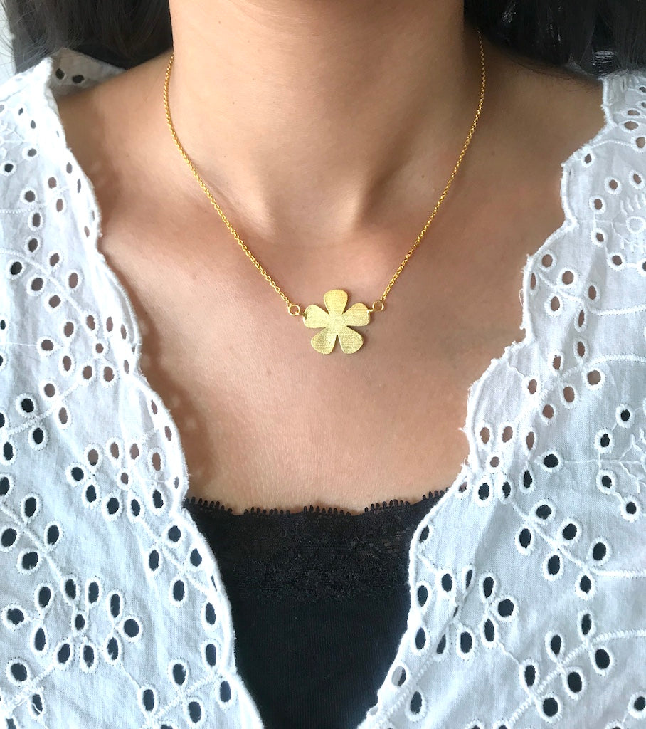 Fleur Necklace - Gold