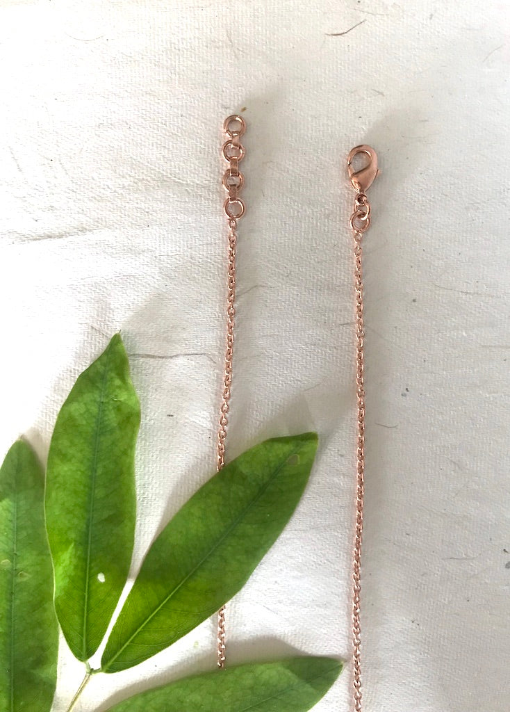 Zig Zag Necklace - Rose Gold